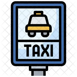 Taxi-Schild  Symbol