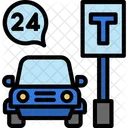 Taxi Car Service Icon