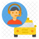 Taxi Service Operator  Icon