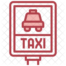 Taxi Sign  Icon