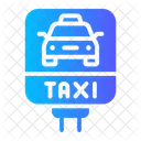Taxi Signal Street Symbol Icon