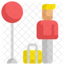 Taxi Stop Baggage Icon