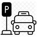 Taxi Stand Taxi Taxi Stop Icon