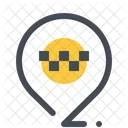 Standort Taxi Marke Symbol