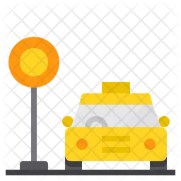 Taxi Stop  Icon