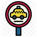 Taxi Stop  Icon