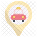 Taxi Stop Location  Icon