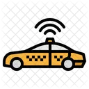 Taxi Car Track Icon