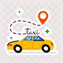 Taxi Tracking Taxi Location Book Taxi Icon