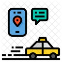 Taxi Tracking Icon