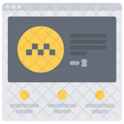 Taxi Website  Icon