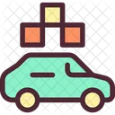 Taxi With Checker  Symbol