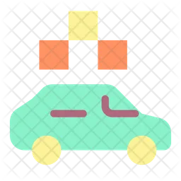 Taxi with checker  Icon