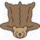 Taxidermy Bear Rug Icon