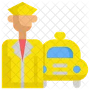 Taxi Fahrer Service Symbol