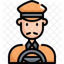 Taxi Fahrer Avatar Symbol