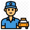 Taxifahrer Fahrer Avatar Symbol