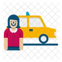 Taxifahrer  Symbol