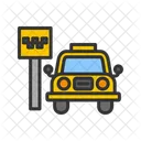 Taxistand Taxi Reisen Symbol