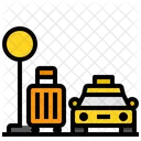 Taxistand Taxi Reisen Symbol