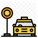 Taxistand Taxi Taxi Symbol