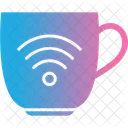 Taza Wifi Cafe Icono