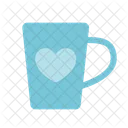 Taza Te Corazon Icono