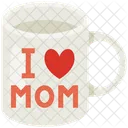 Taza Amo A Mama Mujer Icono