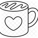 Taza Corazon Amor San Valentin Icon