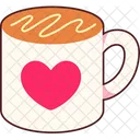 Taza de corazon  Icon