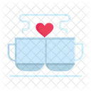 Taza de amor  Icono