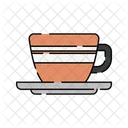 Taza De Cafe Platillo Taza Icono