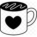 Taza Corazon Amor San Valentin Icono