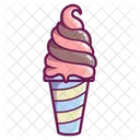 Conjunto De 25 Iconos De Helado 1 Paquete De Iconos De Helado De Color Lineal Icono