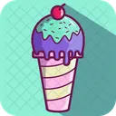 Cucharada de helado  Icono