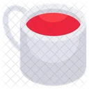 Te Cafe Taza De Te Icono