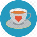 Taza De Te Con Corazon Icon