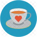Taza De Te Con Corazon Icono
