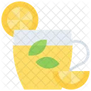 Taza de te de limon  Icono