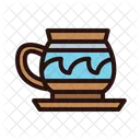Taza De Te Local Productos Locales Autentico Icono