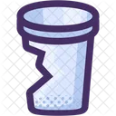 Taza rota  Icono