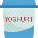 Taza de yogur  Icono