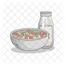 Tazon De Cereal Leche Tazon Icon