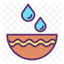 Iwater Tazon De Comida Comida Limpia Icono