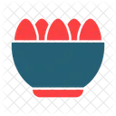 Tazón de huevo  Icono