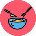 Tazon De Sopa Tazon Palillos Icon