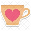 Tazza Da Te Cuore Passione Piattino Icon