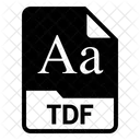 Tdf File Format Icon