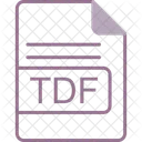 Tdf File Format Icon