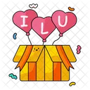 Amor Regalo Caja Icon